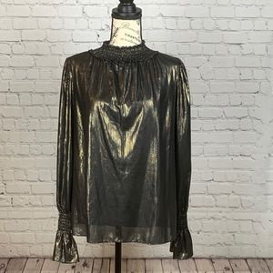 Black/Gold Worthington Jazzy Top